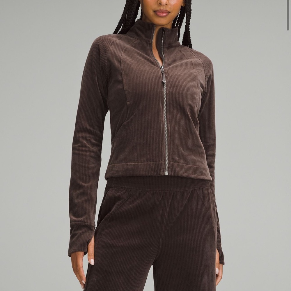 Lululemon Velvet scuba track jacket